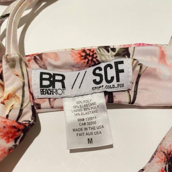 Beach Riot Stone Cold Fox Floral Bikini - Picture 4 of 6